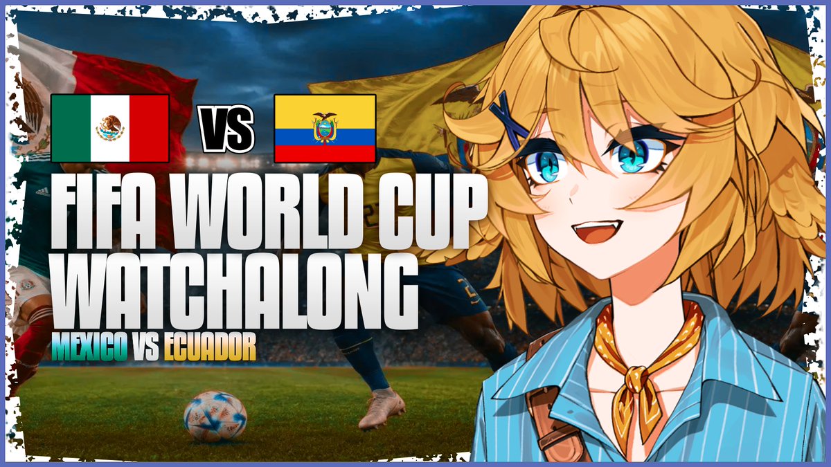 dokibird's tweet photo. 【MEXICO VS ECUADOR WATCHALONG】

The waiting room is here ! ¡Viva México! I'm ready for more Haramball !!!!! Just keep passing and passing and passing and passing and passing and passing!!!!! 

https://t.co/EmXvDWwCnI
6pm PST  /  2am GMT  / 10am JST

#Dokibird #Birdseaters https://t.co/xQChb6TdYS