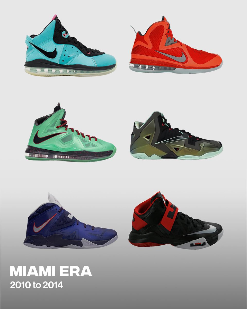 ComplexSneakers's tweet photo. LeBron is reportedly entering a new chapter, but which era was his best? 👀 https://t.co/aAj6LqZAPA