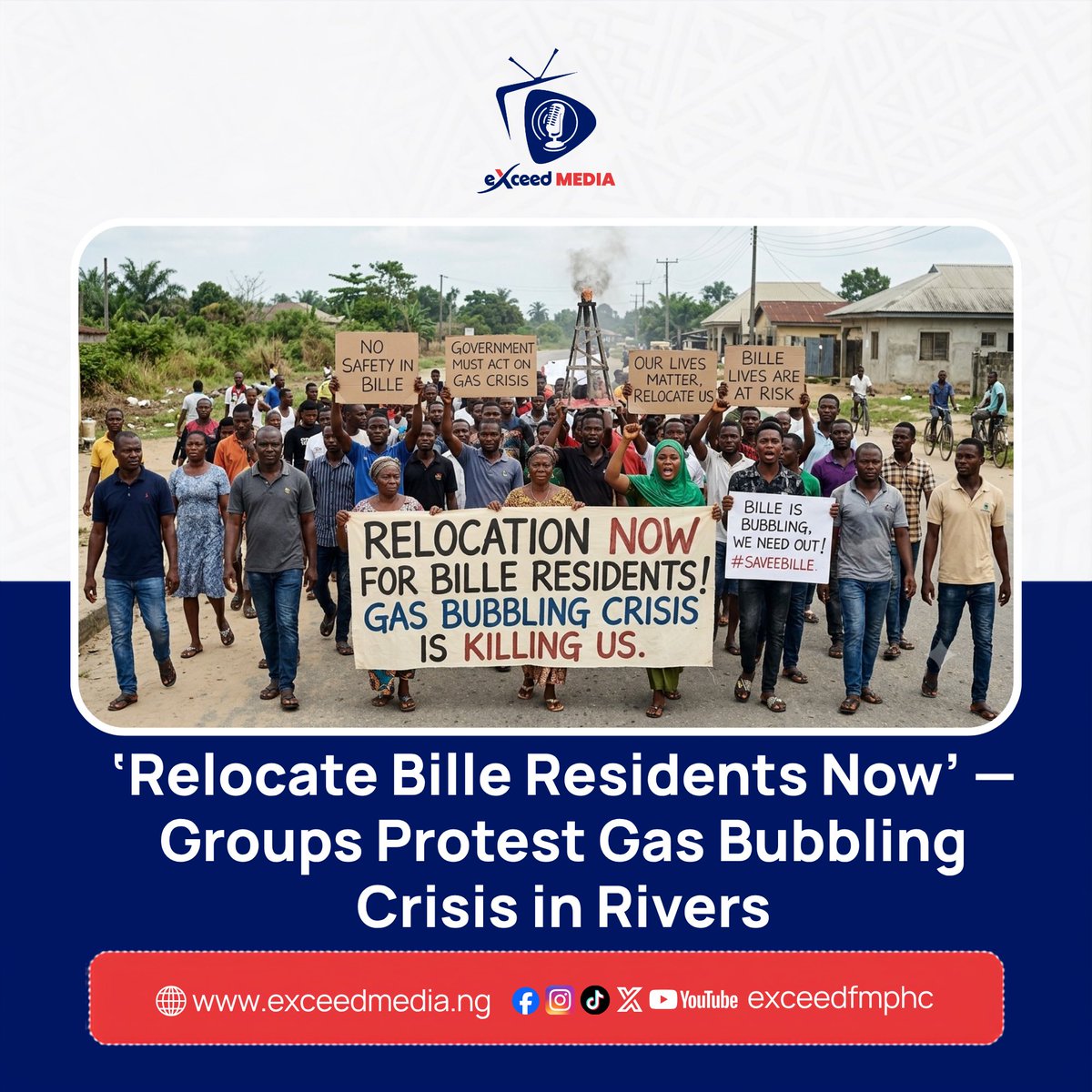 exceedfmphc's tweet photo. ⚡ EXCEED NEWS FLASH

Three stories. One Rivers.

📍 Bille gas crisis
📍 Two officers killed
📍 Help sought for ex-Golden Eaglets captain Binaebi Numa

More: https://t.co/5QuCJty34G https://t.co/iiRHWv7Dp2
