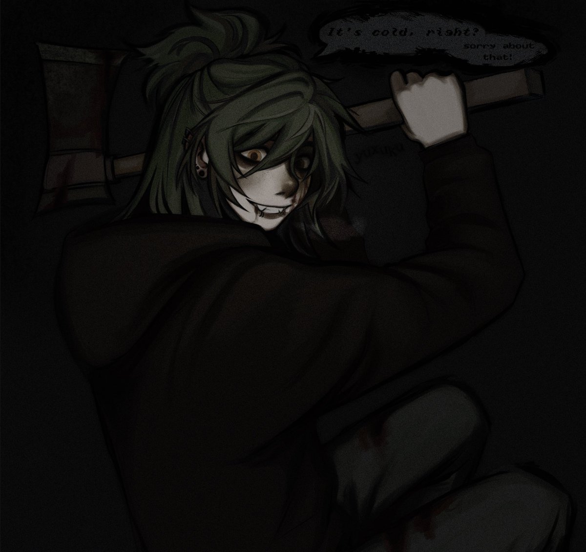 yuxuku's tweet photo. whooops another one </3 
I need to draw Crowe more, alive preferably ;P

#TKaTB #TKaTB_VN #tkatb #sol_tkatb #visualnovel #yandere #SolivanBrugmansia https://t.co/Sfu0uwYXfT