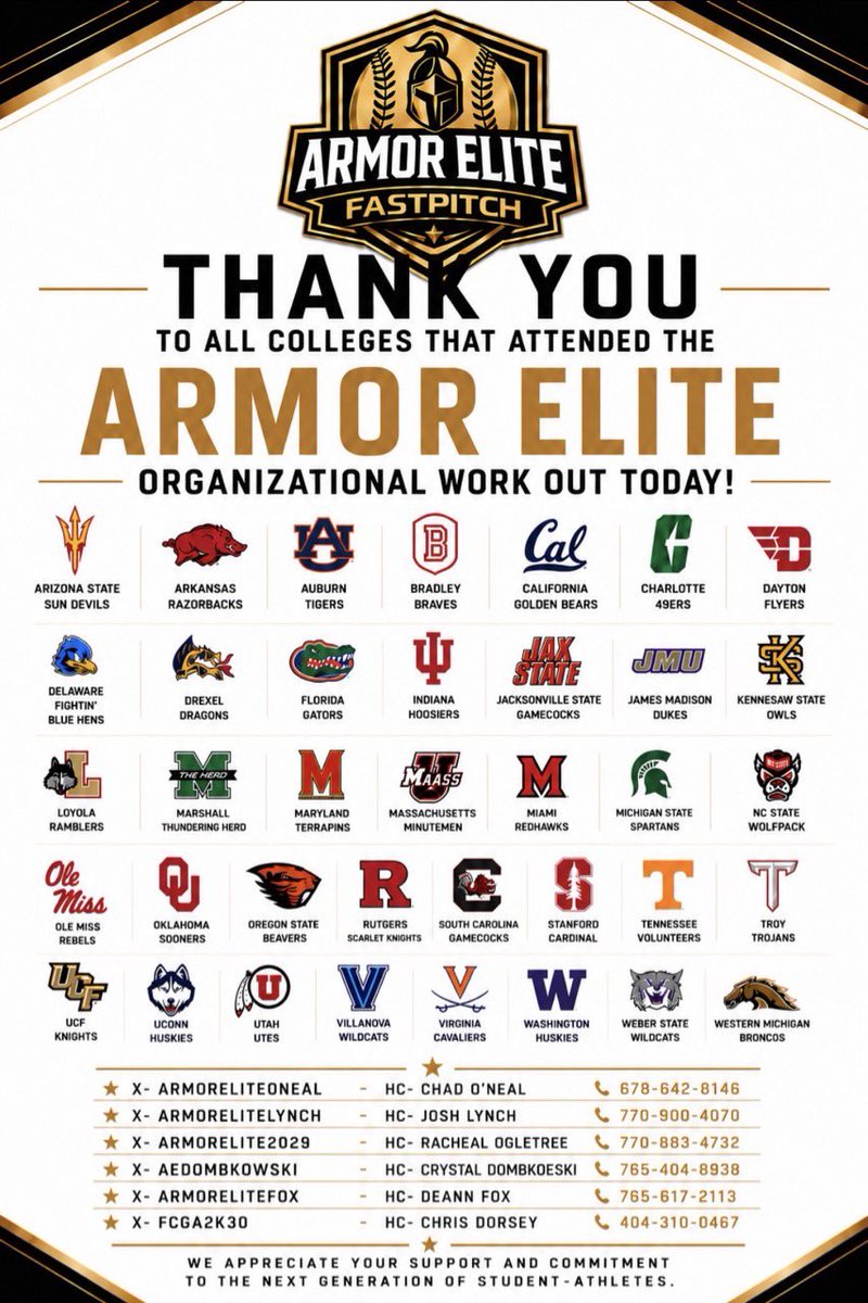 ashtynpierre10's tweet photo. ITS COLORADO TIME!! 🥳🥳 Thank you Texas coaches for giving a great camp experience AND thank you to all the coaches who came out to our Armor Elite Organizational Workout!Come check us out when it’s GAME TIME! @ArmorElite2029 @ArmorEliteFP  @TexasSoftball https://t.co/mS5m68mKc4