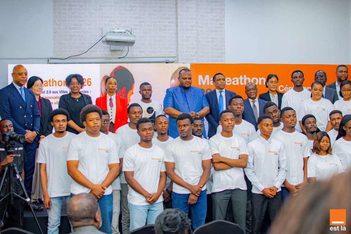 TokoClb's tweet photo. Former des innovateurs est aussi important que construire des innovations.

Heureux d’avoir été, cette année encore, Coach Maker au Makeathon 2026 d’Orange Digital Center RDC.

Bravo à tous les participants. L’avenir de la tech congolaise est en marche. 🇨🇩🚀

#TechDRC #Innovation https://t.co/QPm1fPJiNy