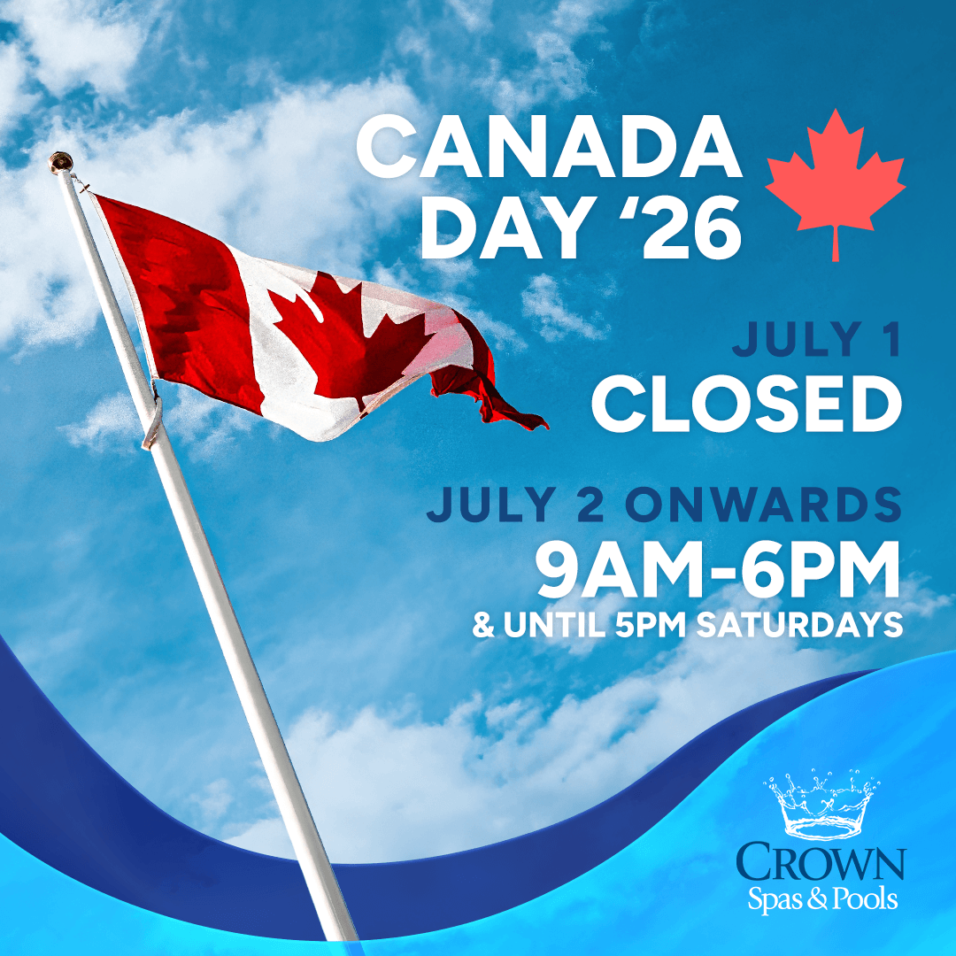 CrownSpas's tweet photo. Happy Canada Day! ๐จ๐ฆ Crown Spas & Pools will be closed July 1st to celebrate. We return to regular hours on July 2 (Mon-Fri 9AM-6PM, Sat 9AM-5PM). Have a great holiday, #Winnipeg! ๐ #CanadaDay #PoolSeason #ManitobaLocal #ShopLocalWPG https://t.co/FakmMBdEqh
