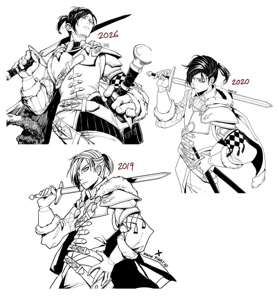 pikatl's tweet photo. i started studying art fundamentals just to draw felix fire emblem better...... but maybe the perspective was too ambitious. https://t.co/AGmm0Z8u0i