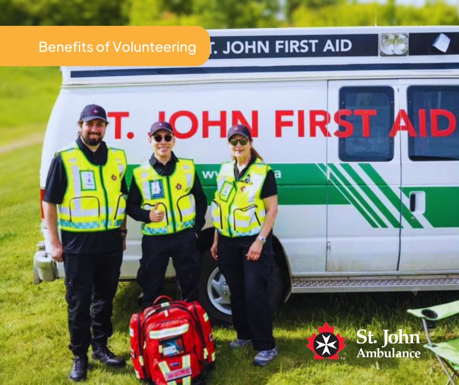 stjohn_ab's tweet photo. Thank you to our incredible volunteers! From community events and medical first response to therapy dogs and youth programs, your dedication helps build safer, stronger communities across Alberta. We couldn't do it without you! 🙌 https://t.co/MG3nSYHDRP