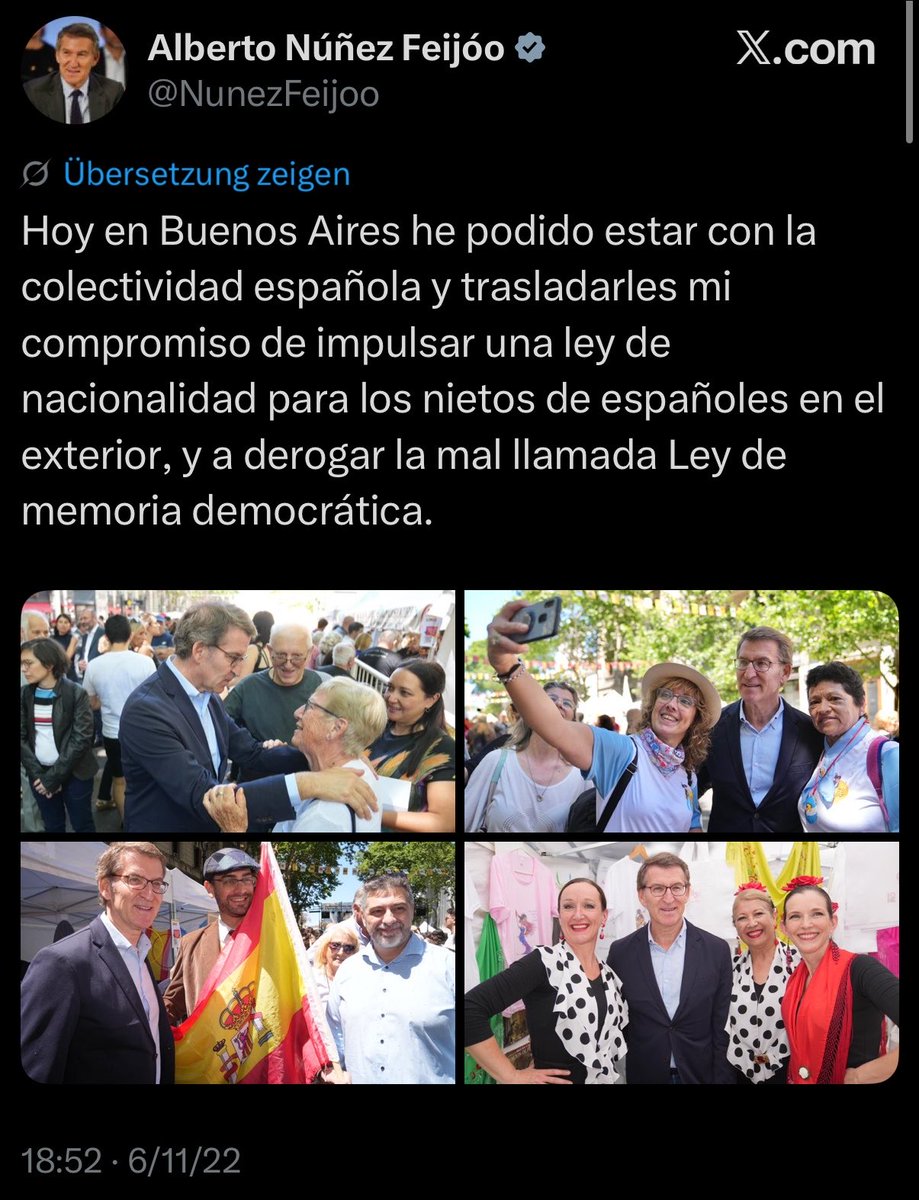 JulenBollain's tweet photo. Hace cuatro años trasladó su compromiso para impulsar una ley de nacionalidad para los nietos de españoles.

Hoy, al ser una iniciativa del gobierno, está en contra.

Es tan inepto que, con todo a favor, no llegará nunca a presidente. https://t.co/QGf0NzNduz