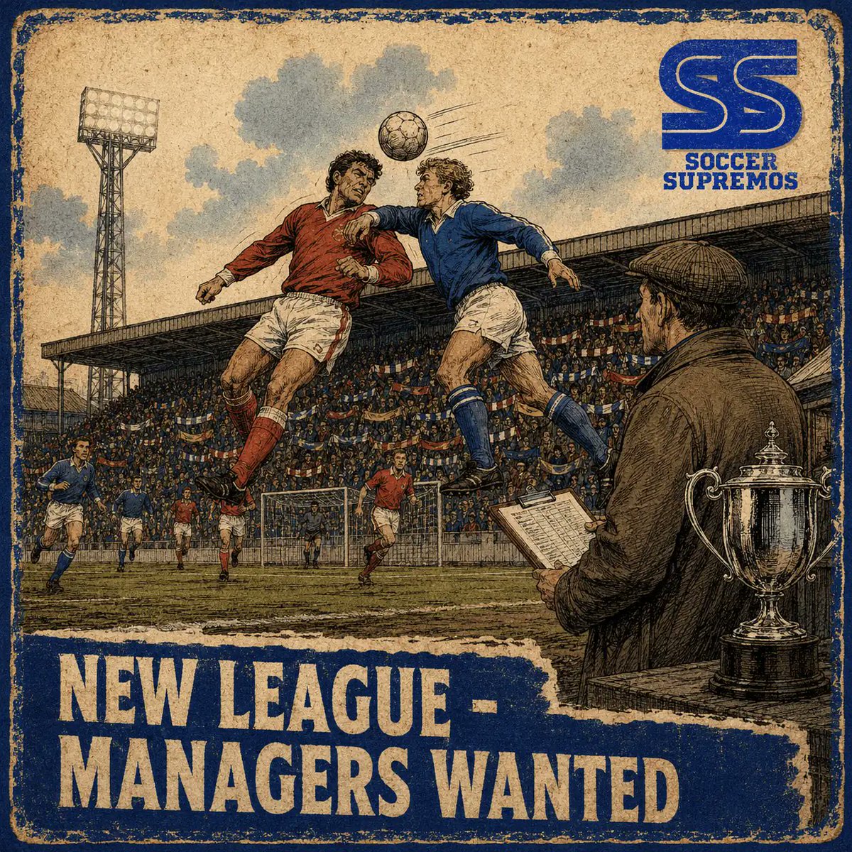 SoccerSupremos's tweet photo. ⚽ League 5 incoming - the English Professional League
🏴 92 real clubs to choose from, Prem to League 2
📊 2025/26 player database
👕 Real 2025/26 squads
🎯 Max 1 starting non-player
🔧 300 setup pts
🎫 £30 = secure club + 30 Turns
https://t.co/S5Gf9kuBlK
#SoccerSupremos #PBM https://t.co/C2dNvmMwec