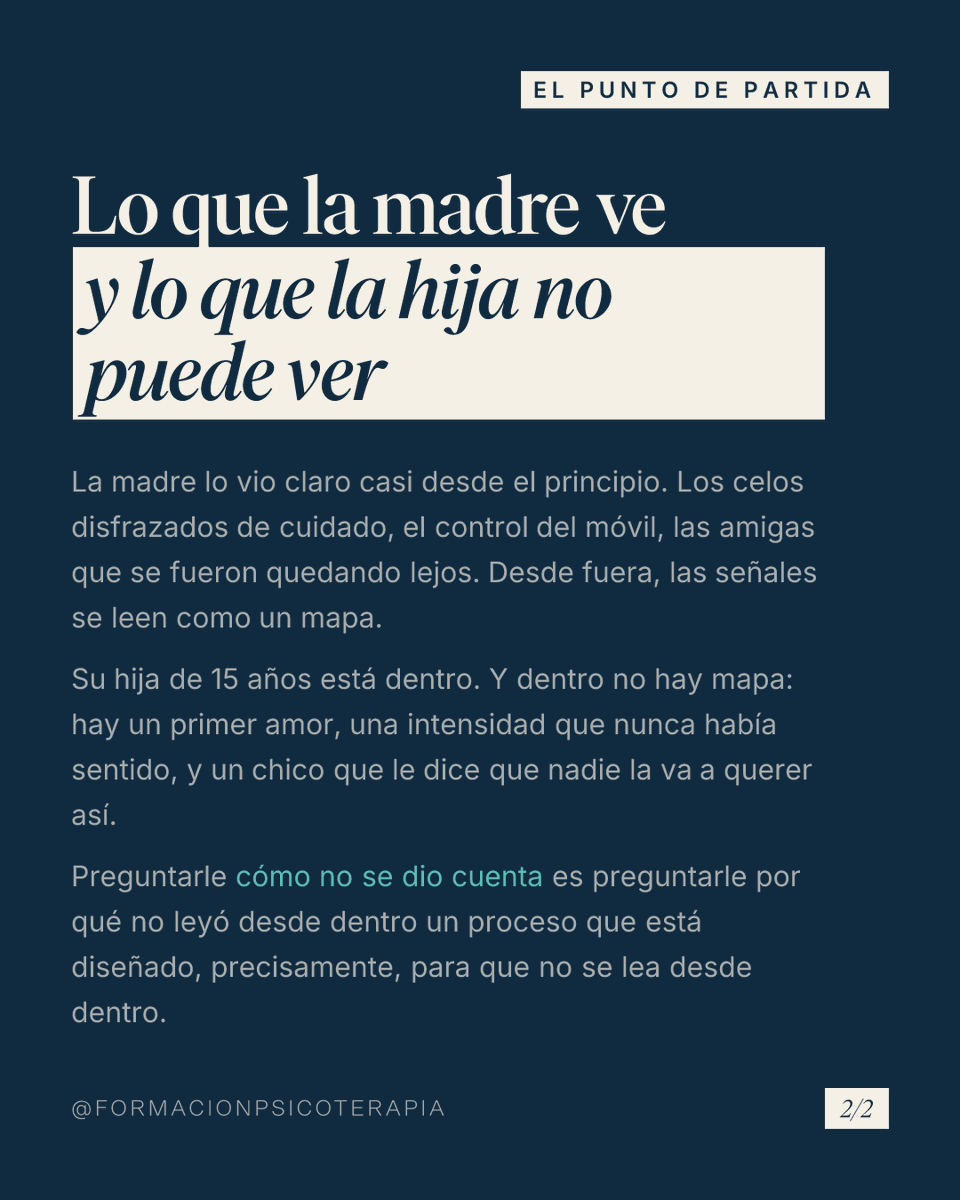 FormacionPsico's tweet photo. "¿No te diste cuenta? Había señales."

Esa pregunta no ayuda. Desplaza la responsabilidad hacia quien menos podía cargarla.

La captación está diseñada para que no se vea desde dentro. https://t.co/AhvBj24gpf