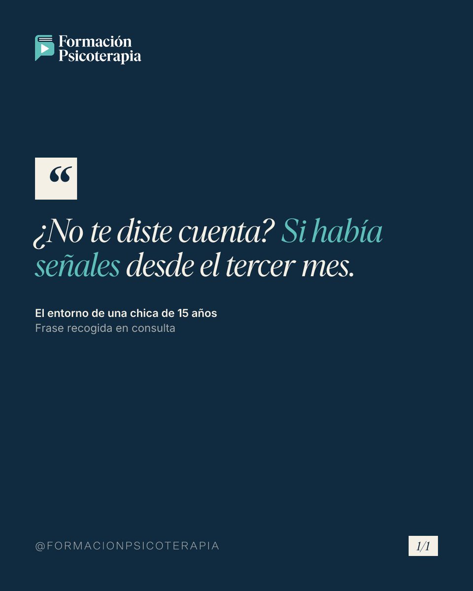 FormacionPsico's tweet photo. "¿No te diste cuenta? Había señales."

Esa pregunta no ayuda. Desplaza la responsabilidad hacia quien menos podía cargarla.

La captación está diseñada para que no se vea desde dentro. https://t.co/AhvBj24gpf