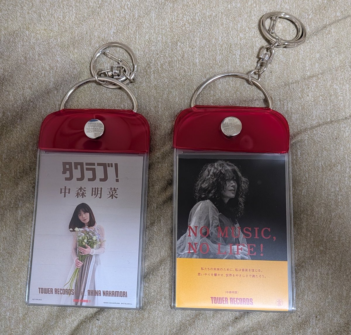 早速ホルダーへIN タワレコさん商売上手いんだから #中森明菜 #ALDEA