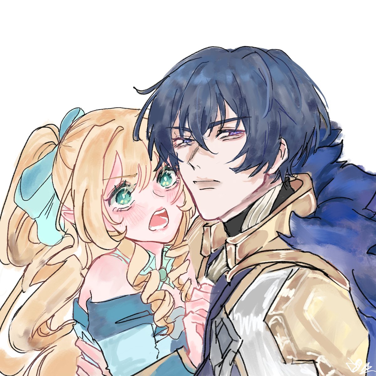 mibooyah's tweet photo. Blonde Lady x North Duke #Vesna #Valeriy #genshin #snezhnaya https://t.co/v1G5L9z1fI