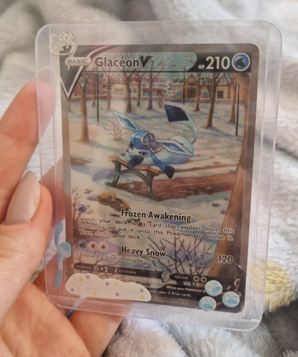 nurirenee's tweet photo. Card of The Day ❄️

Glaceon V 175/203 https://t.co/ZMkPOAfDEh
