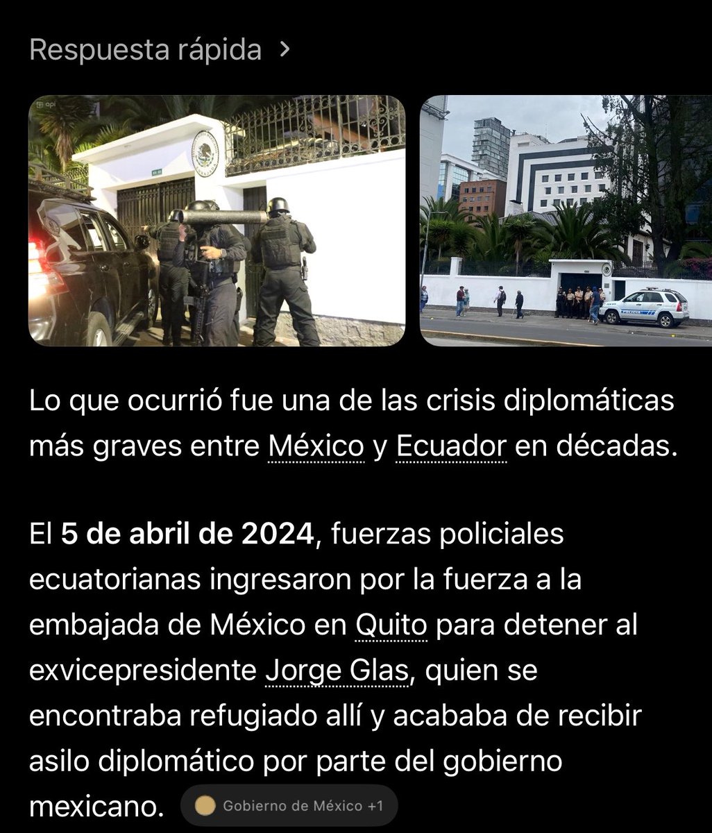 AlanXowl's tweet photo. @CentralNewsEC Pero cuando tu país se mete a casa de México sin autorización está bien? https://t.co/9jmK7xbEk4