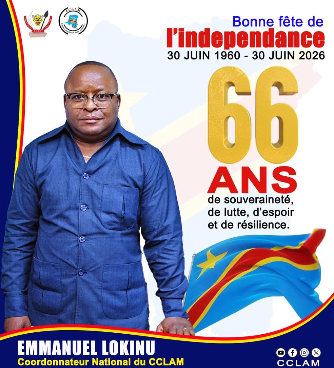 JohnWickot's tweet photo. #RDC: En ce jour historique de l'accession à la Souveraineté de la RDC, le Coordo.@CCLAM, #EmmanuelLOKINU honore la mémoire des humanitaires de lutte Antimines et appelle le peuple à militer pour une RD.Congo plus sûre, prospère et définitivement libérée de tout danger de mines. https://t.co/ImaH5dHX5a