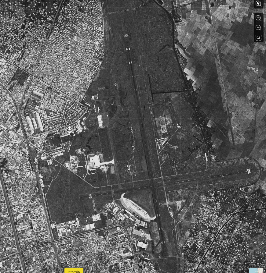Leoruz's tweet photo. Mana nih yang suka ke PRJ, cung🙋‍♂️
kalian tau ga sih klw kawasan ini dulunya adalah bandara?  

Bandar Udara Kemayoran 
circa. 1967 - 1972 - 1982 - 2026 https://t.co/WWpI8dvocz