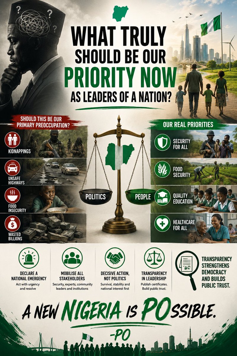 ezzemak's tweet photo. What should be our priority Now? 

Thought provoking, just like "Are we cursed or we are the cause" was asked by same person in  year 2003.

@PeterObi https://t.co/NpxFZMuav7