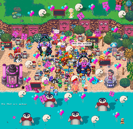 julianasnav's tweet photo. Some people leave a role. Very few leave a legacy 💪
Today we celebrated @AlrickChewy 's last day as the Creator Program Lead, and what a beautiful celebration it was!!! 

The beach was transformed into an "Alricki-themed" party, full of decorations, laughter, memories, and so many creators who wanted to say one thing: thank you  🥰🫶

We had a wonderful livestream with @heidichristne  and Alricki, sharing stories and enjoying one last hangout together in true Alricki fashion 🥰 And then came the perfect surprise: the return of the iconic Color Game 💛💚💙❤

For anyone who has been part of the Creator Program, that game isn't just a game. We can say it's one of those little traditions that became part of our journey. Seeing Heidi bring it with the Color Wheel created by @Silverwing_Xsc  made the moment even more special!!! It reminded us of how many memories were created because someone cared enough to bring people together.

So, Alricki, thank you for every workshop, every piece of advice, every laugh, every event, every opportunity, and for believing in so many creators! You helped build a community where people don't just create content, they build real friendships 🙌

Well... the good part is that this isn't really goodbye because Alricki will still be walking around Terra Villa, farming, chatting and being part of the @pixels_online  world he helped shape. And every time we see him, we'll still stop to say hi😊

Alricki, know that roles may change, but the impact you've had on this community will stay with us for a very long time 💪😇

Thank you for everything, Alricki. We'll see you around Terra Villa 🫶 🙏❤️