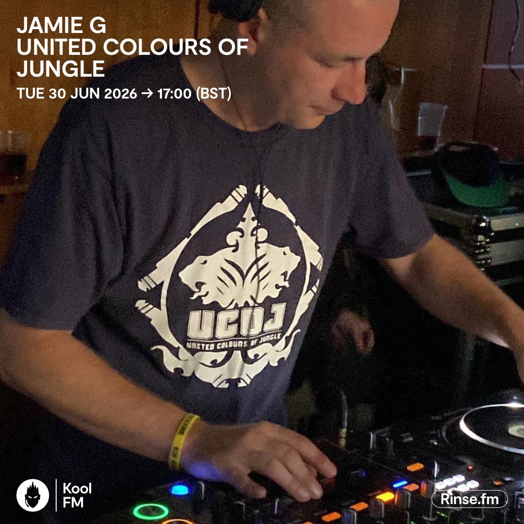 djjamieg946's tweet photo. KOOL FM - TODAY - TUESDAY AFTERNOON -

17:00-19:00 GMT 

JUNGLE - DRUM &amp; BASS - ROLLERS + 
90’ CLASSICS 

@UTDCOLOURS Of Jungle  Show on @koolfmofficial 

Pre-recorded (back live soon) 😉

Junglist’s Stand Tall 🫡💯 https://t.co/GeBdskqQhw