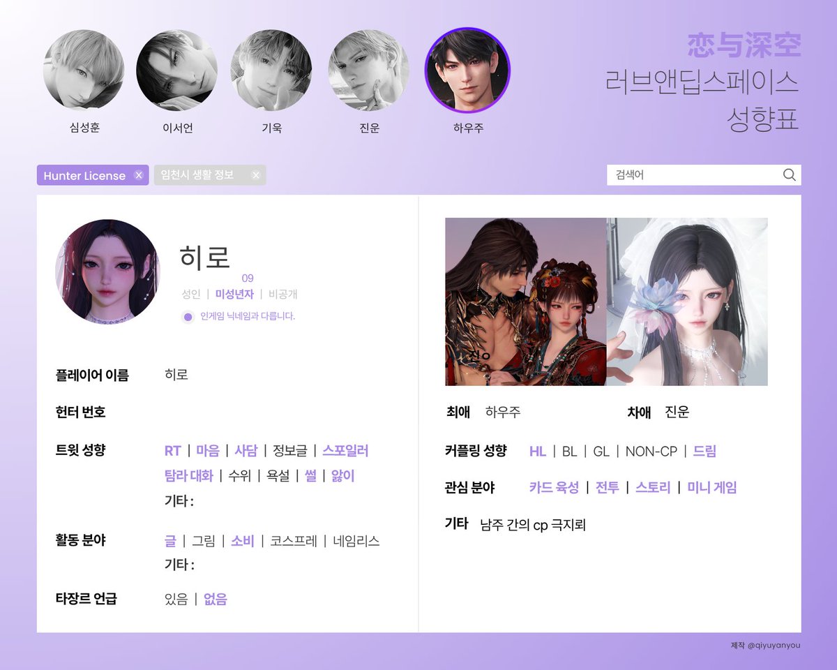 calebs_apple_'s tweet photo. #럽딥_트친소
#러브앤딥스페이스_트친소

기쁜 소식이 생겨 오랜만에 트친소 열어요
미성년자 고2 입니다
우주와 진운 외에도 5남주 모두를 사랑해요
(•̀//ᴗ//•́) https://t.co/08lZfKWRBX