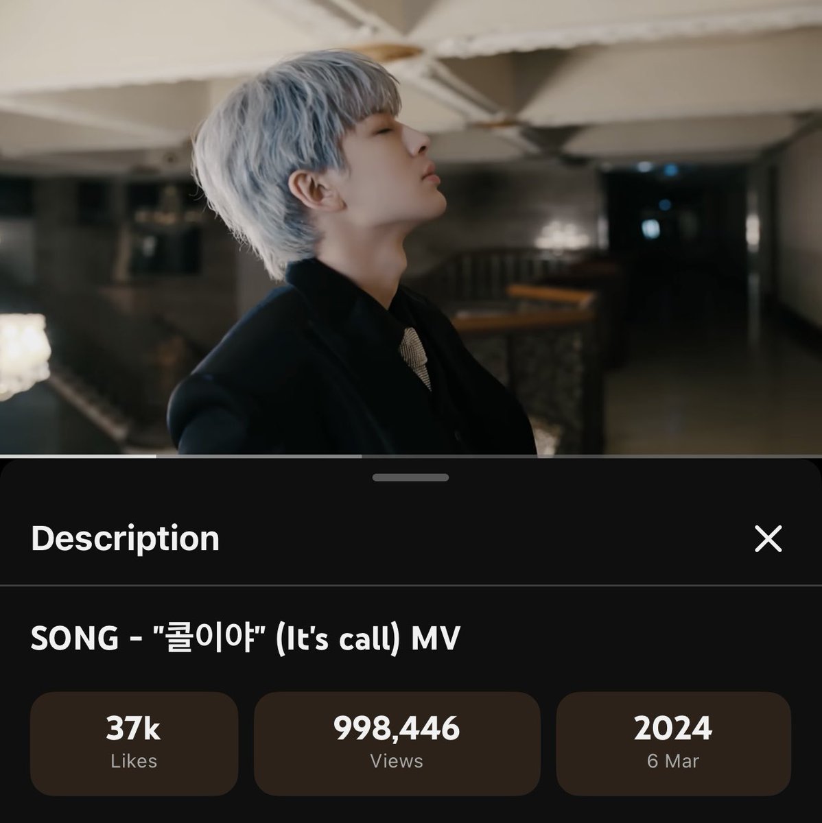 songyunhyeongTH's tweet photo. 🚨 ประกาศด่วน 🚨

It’s Call เหลืออีกแค่ 1,500 วิว จะได้ฉลอง 1M !

ขอความร่วมมือไอคอนิกทุกคนช่วยกันปั่นวิว ถ้าได้ครบ 1M ก่อนคอนเสิร์ตที่ไทยเราจะได้ร่วมแสดงความยินดีกับยุนฮยองเป็นประเทศแรกเลยนะคะ ♥️

: https://t.co/dG4PS5S1iU

#iKON_FOUREVER_TOUR
#iKON_FOUREVER_TOUR_BKK https://t.co/EgDHsszxdn