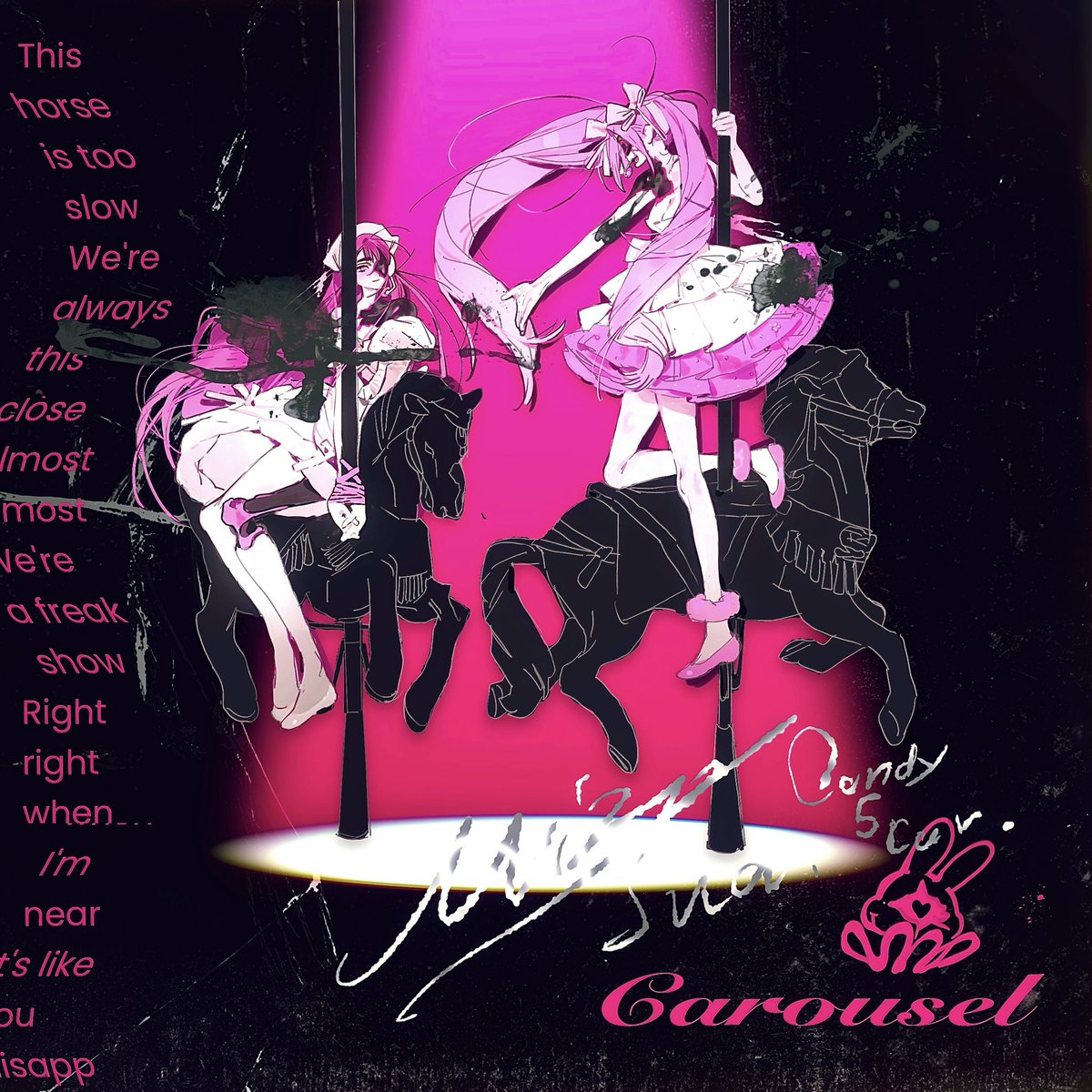 yellowshark601's tweet photo. I know chasing after you is like a fairytale
But I feel like I'm glued on tight to this carousel https://t.co/IopGLgcaCF