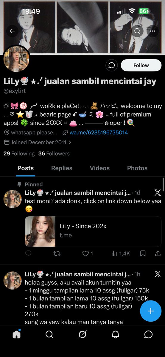 jichuuyyaaaa's tweet photo. hati hati guys kena scam @exylirt semoga uang imut nya bermanfaat yaa 😋😋😋 

sekalian wtb claude pro urgent guys tp jgn yg scam yaa 😅

#scam #zonauang #zonabu #zonaba #zonajajan https://t.co/sMzFfSzEem