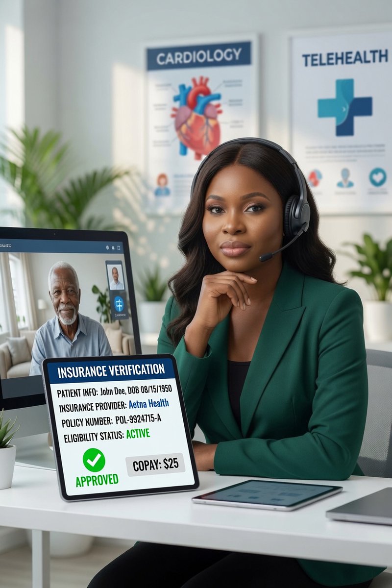 UkamakaAlice265's tweet photo. Insurance verification doesn't have to take 20 minutes per patient. With Office Ally set up right, I cut VOB time to under 5 minutes per case. That's hours back for front desk staff every week. #MedicalVA #HealthcareAdmin #EHR #PracticeManagement https://t.co/7b9ztYWJD3