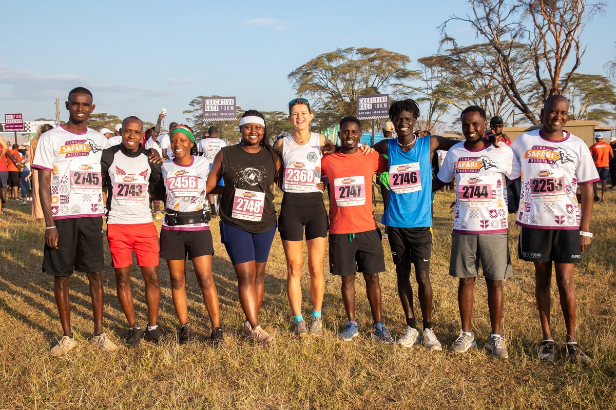 ste_kenya's tweet photo. When they're not protecting elephants, our herd is running for them.

Congratulations to the STE team, and our friends, who ran the @LewaConservancy Safari Marathon this past weekend, and to the amazing cheering squad who kept the team going every step of the way.

📸 Josh Clay https://t.co/72ocLxRhSg