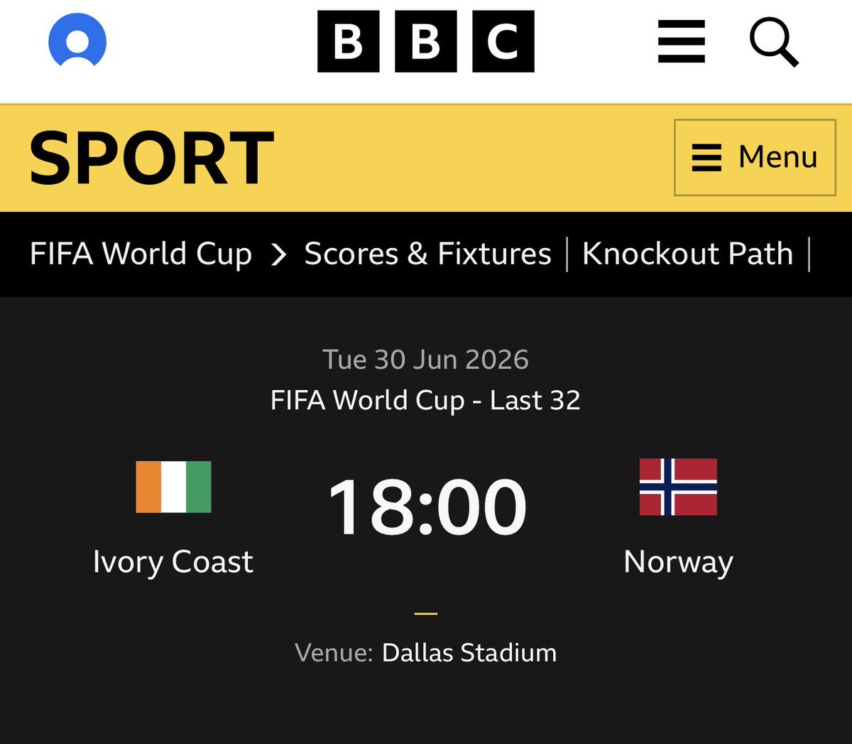 VibewithBoni's tweet photo. Let’s do IVORY COAST vs NORWAY 
5K each for 5 winners
Predict the score and a scorer
You must follow me, Quote and like to qualify (First 3)
Just my little way to support others. 
#soccer #Nigeria  #FIFAWorldCup https://t.co/mP2VfNhH99