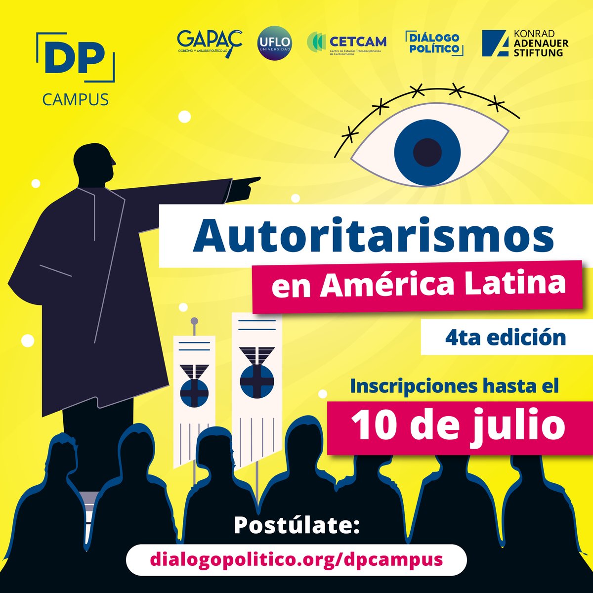 dplatinoamerica's tweet photo. 🇨🇺 🇻🇪 🇳🇮 🇸🇻 ¿Por qué es importante hablar hoy de autoritarismos en América Latina?

Postula al #DPCampus «Autoritarismos en Latinoamérica».

🎓 150 becas disponibles
📅 Convocatoria abierta hasta el 10 de julio

https://t.co/B7ODDqZd3n https://t.co/Y7XnWyMnn7