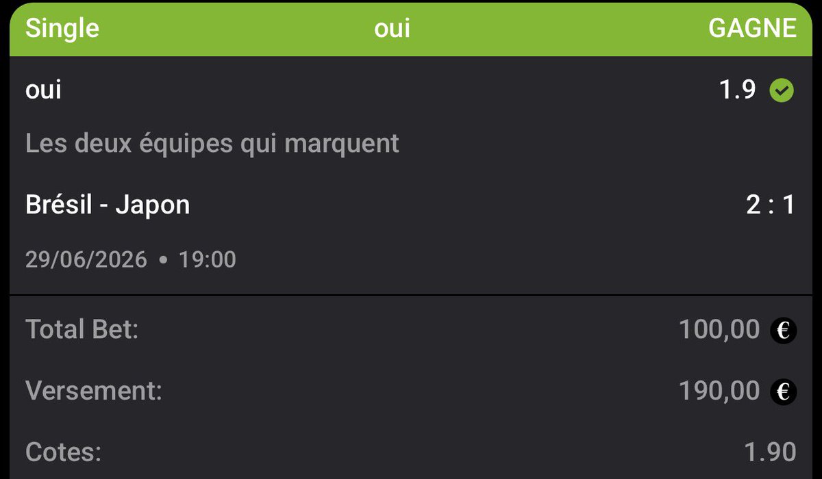 BttsPro's tweet photo. GOAAL 💶 BTTS PUBLIC ✅

COMME PRÉVU 🥳FACILE LE BTTS PUBLIC 

BTTS PUBLIC @1,90✅

#TeamParieur https://t.co/r6JzUhVetO