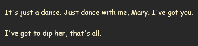 Lilums614's tweet photo. It came out of nowhere but when writing the scene where The Mary rotates so the sampler can be dropped, I came up with this idea. Yao thinking about the ship piloting the ship like he's dancing with the her. I'm kicking myself for not thinking of it sooner. https://t.co/8ETZEggZ9H