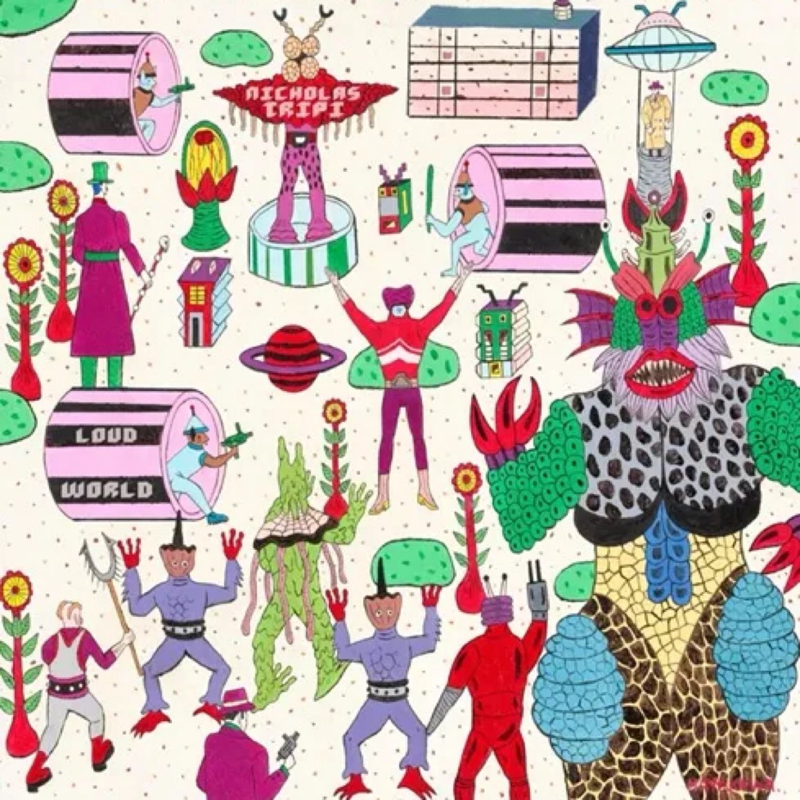 ご予約受付中♬】 NICHOLAS TRIPI / LOUD WORLD -LP- L.A.のバンドBIG
