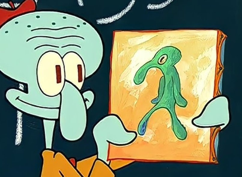 Resnyaww's tweet photo. @PANDAVVA_ID Yang gambar Squidward https://t.co/2fGco8eHyl