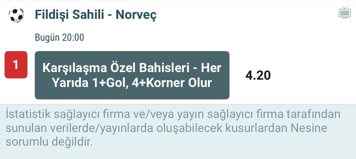 conradtahmin's tweet photo. Ofansif futbolu tercih eden ve kanat hatlarını aktif kullanan bu iki takımın karşılaşmasında, mevcut oran kesinlikle denenmelidir.

Değerlendirecek herkese bol şans. https://t.co/5KG9MQqe4D