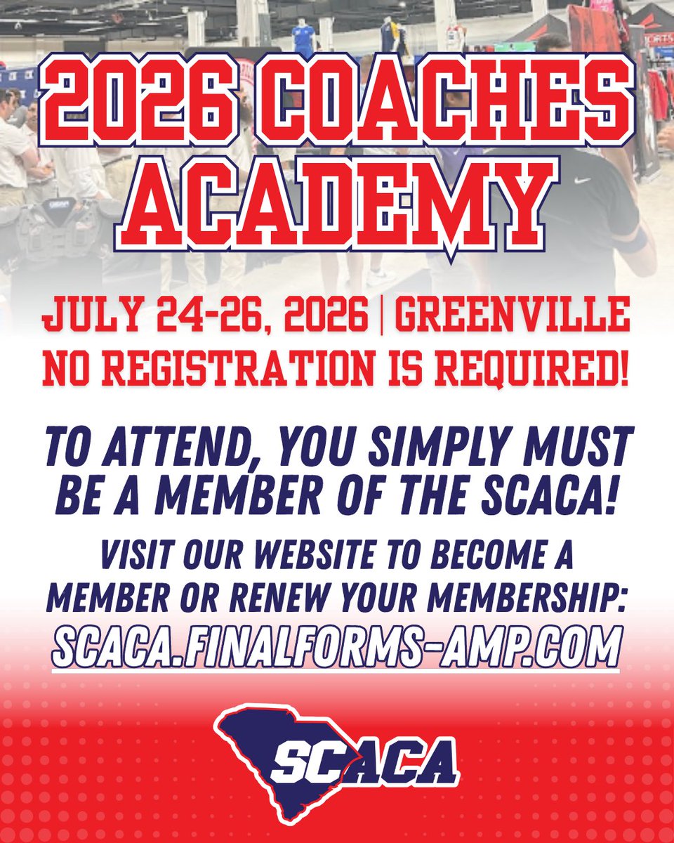 South Carolina Athletic Coaches Association tweet media