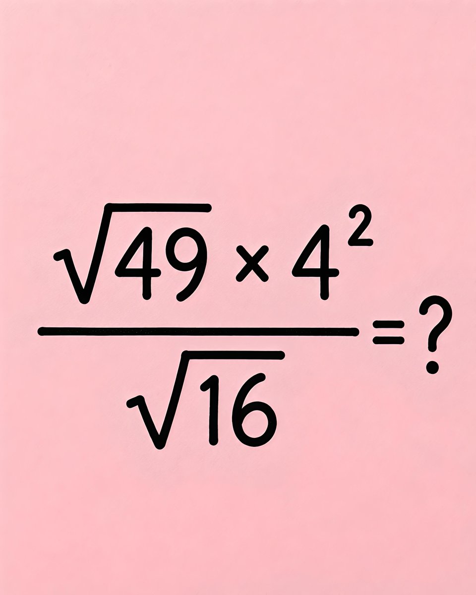 farman4x's tweet photo. 99% of people get this wrong.. 👀 

Can you find the correct answer?

No calculator allowed. 📵 https://t.co/KBUXOfdMKu