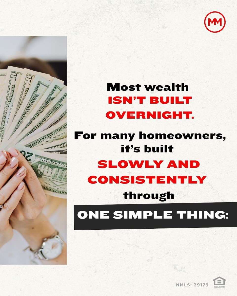 Wesley_Boyd's tweet photo. 💰 How Homeowners Build Wealth Quietly 🏡

For many families, homeownership becomes a powerful tool for building long-term financial security and generational wealth. Most wealth isn’t built overnight. It’s built over time. https://t.co/iEZs3yJBBy