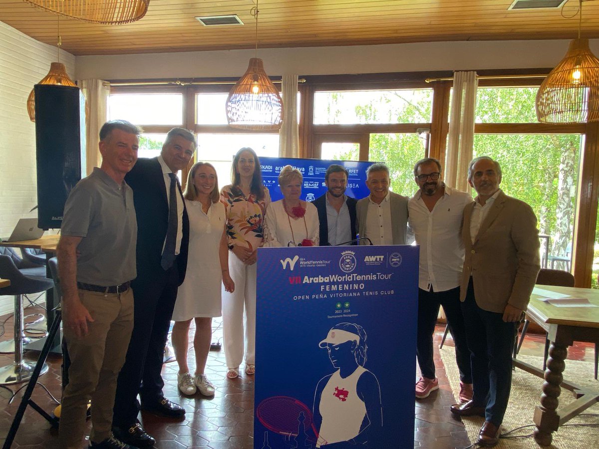 AdelvalDFA's tweet photo. 🎾 #VitoriaGasteiz acoge del 12 al 19 de julio el Araba World Tennis Tour Femenino (ITF 75).

Jugadoras de más de 20 países, talento emergente y acceso libre toda la semana en La Peña Vitoriana Tenid Club. 

Álava, en el mapa del tenis internacional. ✨ https://t.co/g2dgxFOCe8