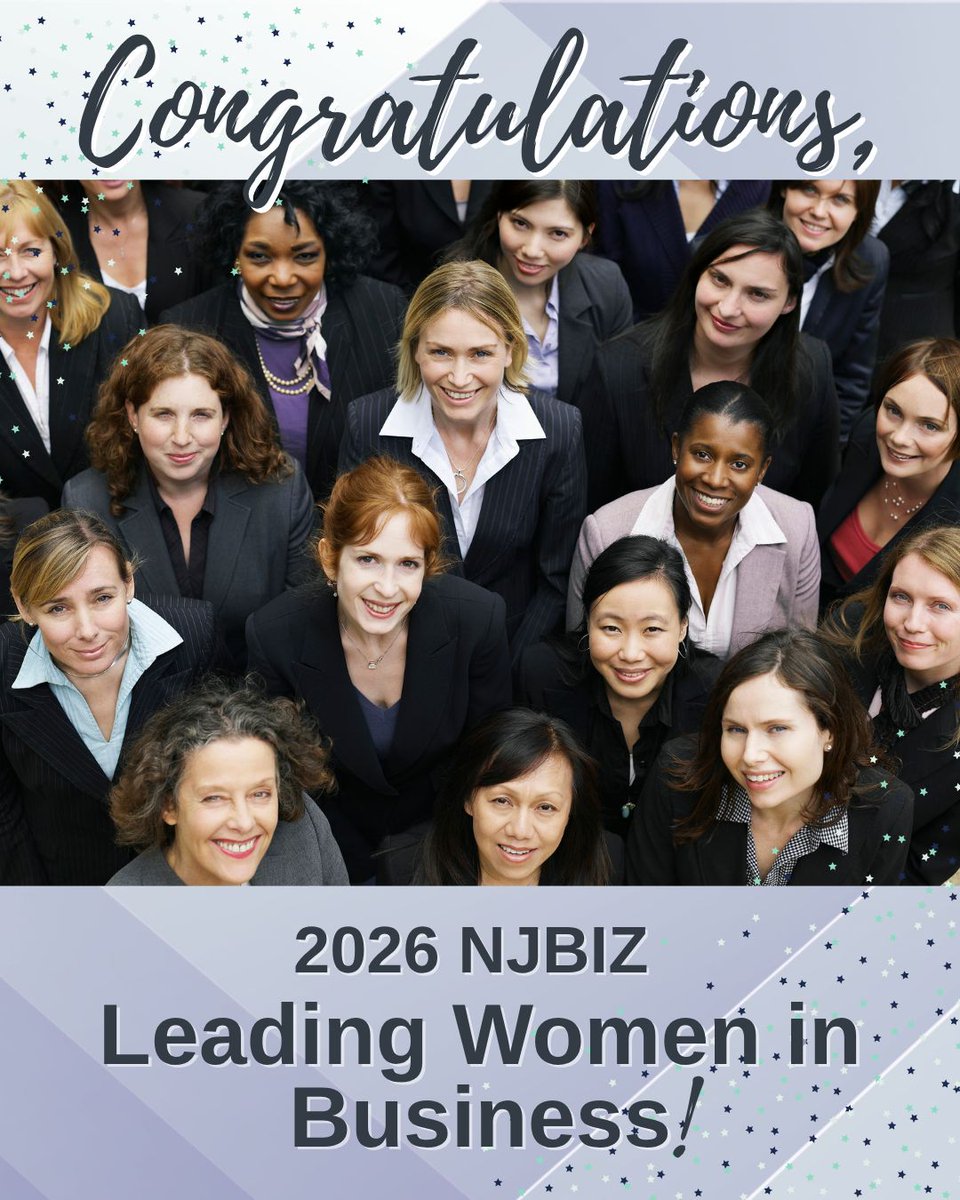 👏👏 Congratulations to the 2026 NJBIZ Leading Women in Business