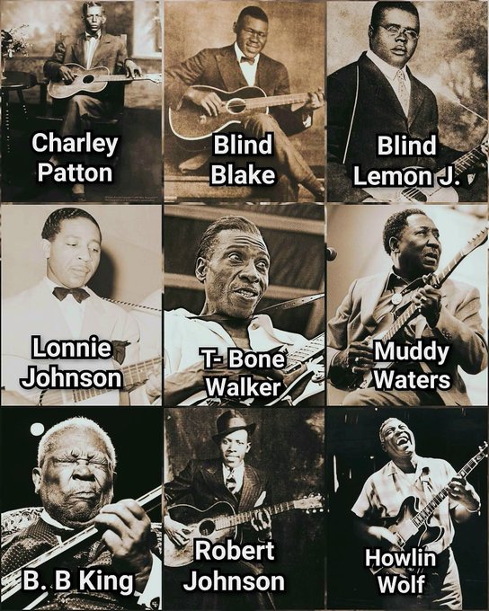 AfricanArchives's tweet photo. The Roots Of Blues.

Blues music did not begin in a recording studio. It was born in the fields, churches, front porches, juke joints, and small towns of the American South. It emerged from the experiences of African Americans whose lives were shaped by slavery, emancipation, segregation, hard labor, faith, hope, and perseverance.

The roots of the blues stretch back to the spirituals, work songs, field hollers, and African musical traditions that enslaved Africans carried with them across the Atlantic. Even under unimaginable hardship, they preserved rhythms, vocal styles, storytelling, and call and response patterns that would become the foundation of one of the world’s most influential musical genres.

By the early 1900s, musicians like Charley Patton, Blind Blake, Blind Lemon Jefferson, and Robert Johnson helped define what would become known as country and Delta blues. Their songs told stories about everyday life, love, hardship, migration, faith, injustice, and survival. These were not just performances. They were personal histories put to music.

As the Great Migration saw millions of African Americans move from the South to cities like Chicago, Detroit, and St. Louis, the blues evolved with them. Muddy Waters brought the Delta sound to Chicago, where electric guitars and amplifiers transformed the genre. T-Bone Walker pioneered the electric blues guitar, influencing generations of musicians with his innovative playing style and stage presence.

Lonnie Johnson blurred the lines between blues and jazz with his remarkable guitar technique, while Howlin’ Wolf’s powerful voice became one of the defining sounds of Chicago blues. Then came B.B. King, whose expressive guitar playing and unmistakable sound earned him the title “King of the Blues.” His influence reached artists across every genre of modern music.

Without these pioneers, much of today’s popular music would sound very different. Blues laid the foundation for rock and roll, rhythm and blues, soul, funk, jazz, country, and even hip hop. Artists such as Elvis Presley, The Rolling Stones, Eric Clapton, Led Zeppelin, Jimi Hendrix, and countless others openly acknowledged their debt to Black blues musicians.

Yet for many years, the people who created this music received far less recognition and financial reward than those who later adapted their sound. Today, historians and music lovers continue working to ensure these pioneers receive the credit they deserve.