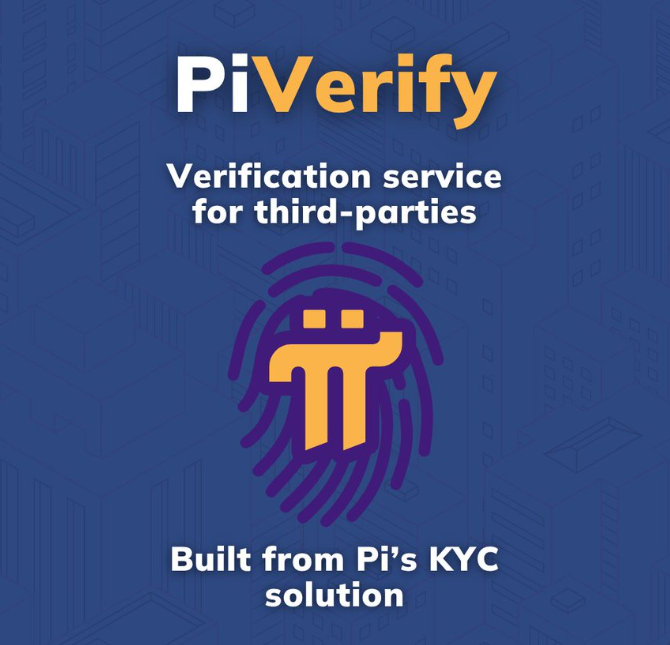 PiNewsMedia's tweet photo. 🔥BREAKING: Pi Network has launched PiVerify, a sovereign identity verification service that brings its real-human KYC infrastructure to third-party platforms.

Announced on Pi2Day 2026, PiVerify enables external ecosystems to verify real users, prevent duplicate accounts, and support compliance for real-world transactions. All external service fees must be paid in $PI, expanding the token's utility beyond the Pi ecosystem.