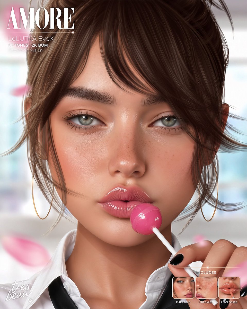 KawaiiFeedSL's tweet photo. Tres Beau: Amore Skin @ Lewd Station〡Taxi: https://t.co/K6PM3HmXn6
#SecondLife #TresBeau #LewdStation #Secondlifeevent #Secondlifecontent #KawaiiFeed https://t.co/R8ls6p6HcE