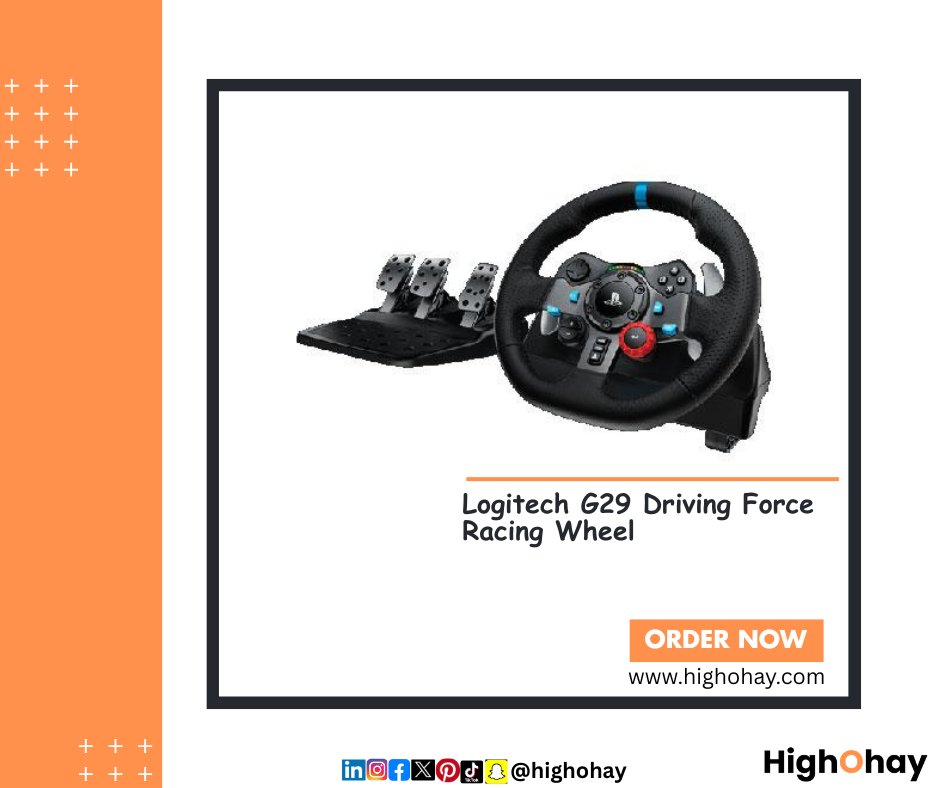 HighOhay's tweet photo. Steering wheels make the difference between playing a racing game and actually feeling it.
The Logitech G29 Driving Force is $349.99 at https://t.co/yNO21pWQ6D. PS and PC compatible: https://t.co/owmXmwWuWx
#LogitechG #RacingSimulator https://t.co/cKNe5beyGh