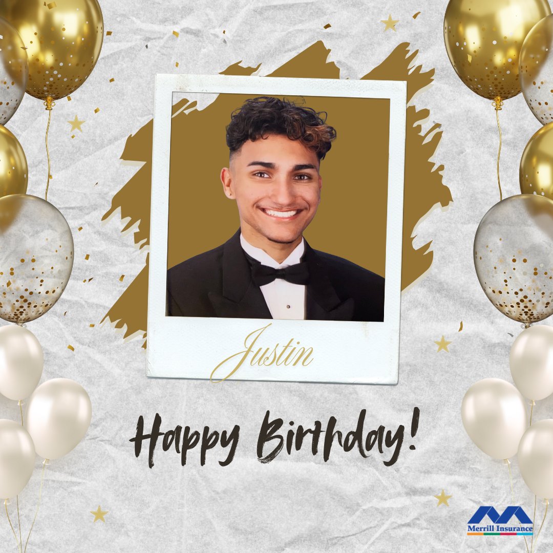 Merrill_Ins's tweet photo. 🎉 Happy Birthday, Justin! 🎂 

We’re grateful for you and wish you nothing but success and happiness this year! Cheers to another amazing year ahead! 🥳✨

#HappyBirthday #Celebrate #CheersToYou #MerrillInsurance https://t.co/kDN3UARgS0