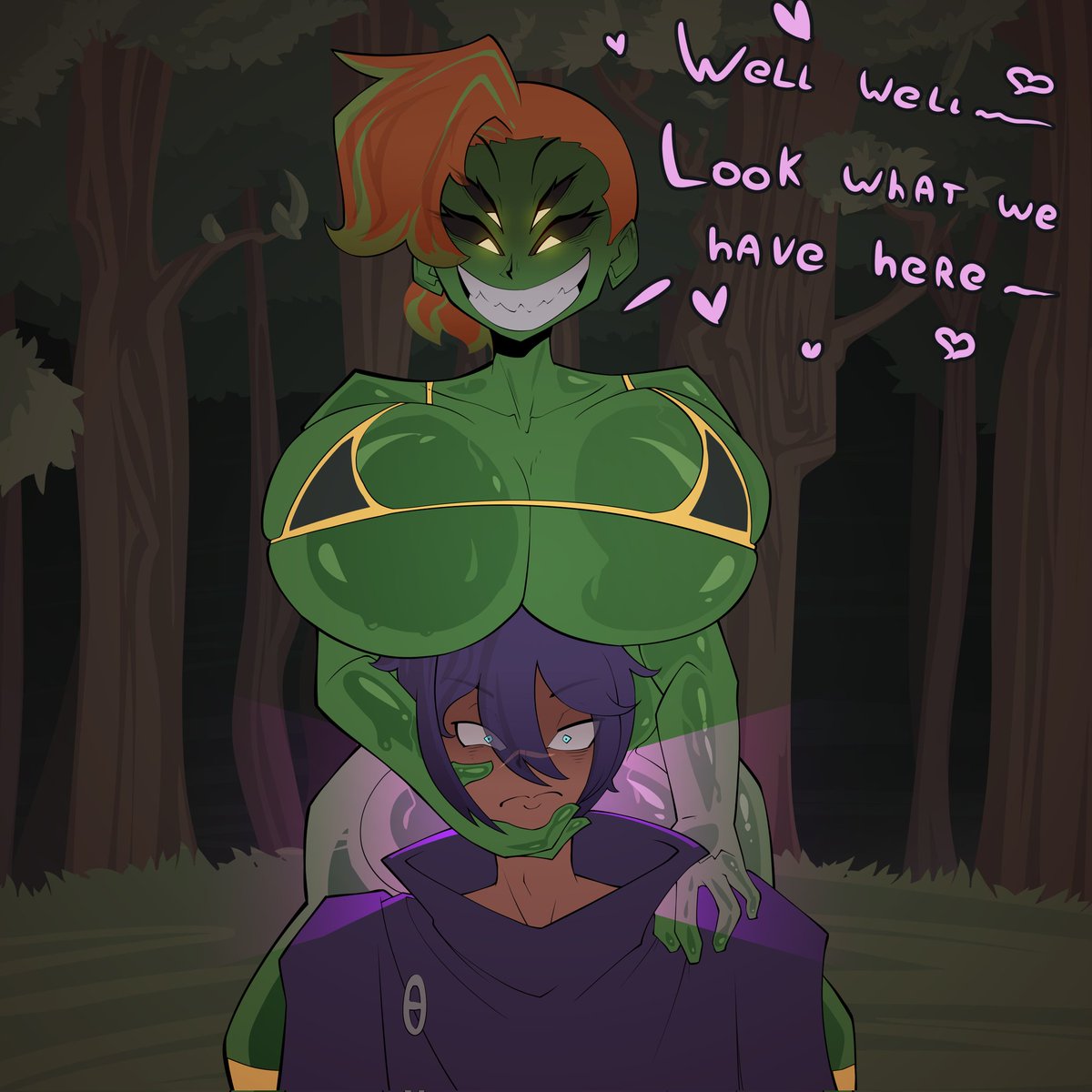 3ThreeFaces's tweet photo. Here!!! I think someone is in danger, or maybe lucky? Xdxd

Next parts soon

Commission by @Plague_Incarnat

#artist #ArtistOnTwitter #nsfwtwtًً #hentaiِart #r34 #originalcharacter #originalcharacterart #monstergirl #slimegirl https://t.co/O5W25ox1ek