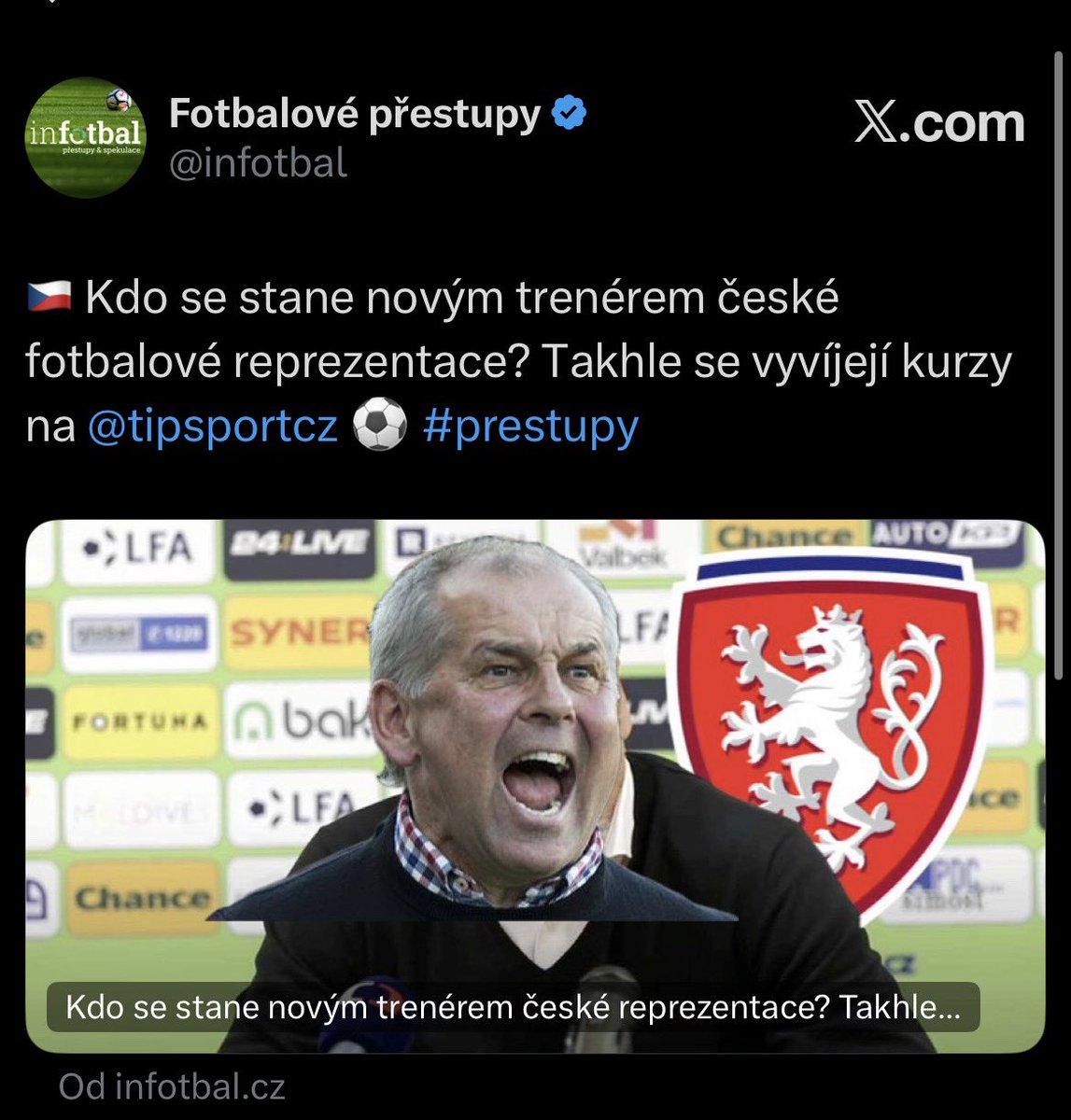 Seversky_fen's tweet photo. @infotbal @PM_1945 @tipsportcz Takhle nejlepsi! https://t.co/2maA9gdqWo