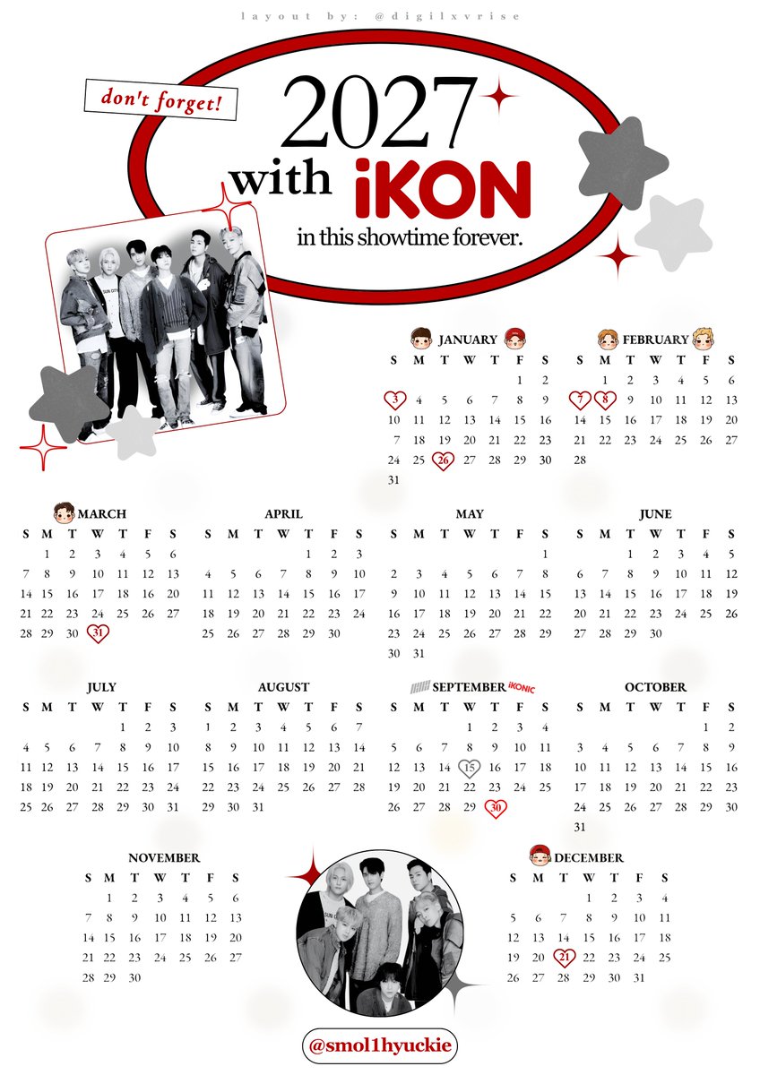 smol1hyuckie's tweet photo. iKON FOURever in Manila freebies by me 

•Ikon mini calendar
•Stricly 1:1 ratio
•help like and rt
•Location TBA on D-day

See on Sunday, iKONICs !!

#iKONinManila 
#iKONFoureverinManila
#아이콘 #iKON @iKONIC_143 https://t.co/AHFO8gQKK2