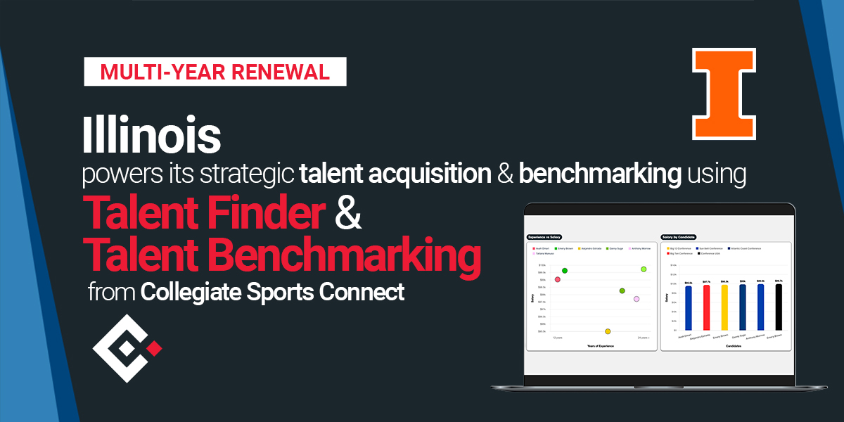 CS_Connect1's tweet photo. Partnership renewed! 🤝 

We’re excited to announce a multi-year partnership extension with Illinois Athletics, providing the Fighting Illini athletics department with access to our premier Talent Finder and Talent Benchmarking for Administrators tools.

Furthermore, as part of this extended agreement, Illinois will secure access to Connect's highly anticipated Coach Intel platform, launching later this summer. This upcoming solution will provide the Fighting Illini with comprehensive visibility into Division I coaching contracts, compensation, and key deal terms, ensuring their leadership team has the actionable intelligence needed to navigate the high-stakes coaching market.

Full Release ➡️ https://t.co/4qNbDYhmL5