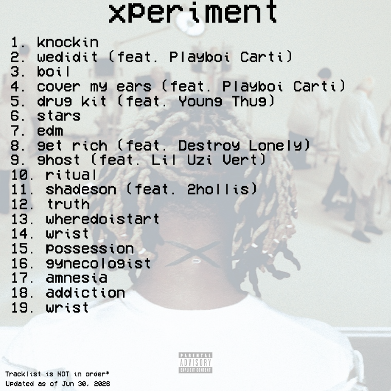 tungtunggodnews's tweet photo. Updated .

Name changes:
problem = knockin
drug kit = my body
girl = shadeson
arp = wedidit https://t.co/7lrn4WJA8W